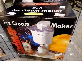 Prima soft ice cream maker. Not available for in-house P&P