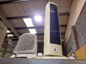 Goldair Turbo tower fan and another. Not available for in-house P&P