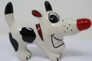 Lorna Bailey dog, Dashy, no chips or cracks, L: 15 cm. UK P&P Group 1 (£16+VAT for the first lot and