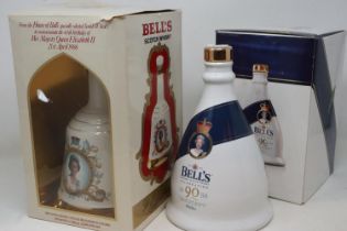 Two Bells whisky decanters, boxed. Not available for in-house P&P