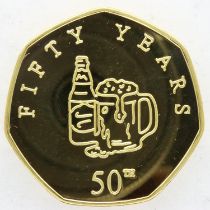 Commemorative 50p coin, Happy 50th Birthday. UK P&P Group 1 (£16+VAT for the first lot and £2+VAT