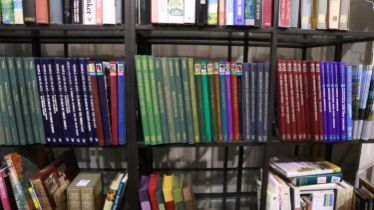 Three shelves of Readers Digest non-fiction books. Not available for in-house P&P