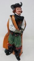 Royal Doulton figurine, Cavalier HN2716, no cracks or chips, H: 24 cm. UK P&P Group 2 (£20+VAT for