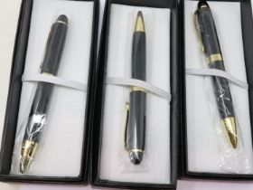 Three Gamages ballpoint pens, boxed. UK P&P Group 1 (£16+VAT for the first lot and £2+VAT for