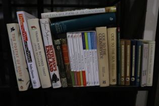 Shelf of poetry books. Not available for in-house P&P