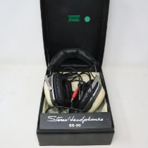 Pair of Sansui SS-50 stereo headphones, boxed. UK P&P Group 1 (£16+VAT for the first lot and £2+