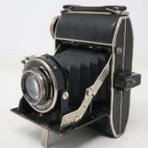 Baldax Prontor II bellows camera. UK P&P Group 2 (£20+VAT for the first lot and £4+VAT for