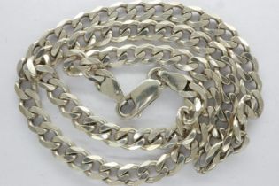 925 silver neck chain, L: 40 cm. UK P&P Group 1 (£16+VAT for the first lot and £2+VAT for subsequent