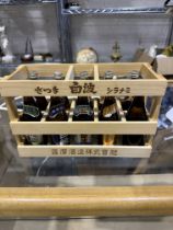 Ten bottles of Japanese rice wine. Not available for in-house P&P.