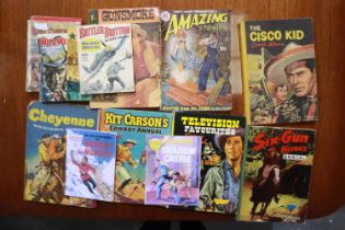 Collection of 1950's/60's cowboy comics and annuals. UK P&P Group 2 (£20+VAT for the first lot