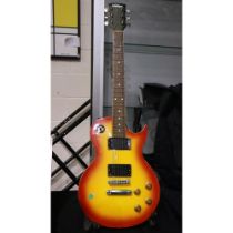 Vintage electric guitar, Les Paul style. Not available for in-house P&P