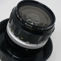 Nikon 35mm F/2 lens, boxed, optics good, working well. UK P&P Group 2 (£20+VAT for the first lot and