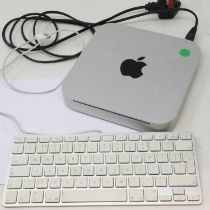 Apple Mac Mini with keyboard. UK P&P Group 2 (£20+VAT for the first lot and £4+VAT for subsequent