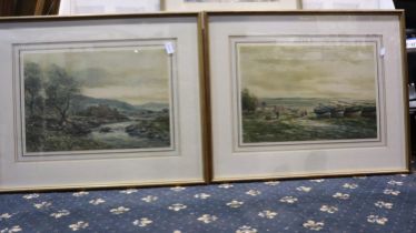 James Hamilton Glass 1881-1940, pair of watercolours of Scottish scenes, 48 x 33cm. Not available