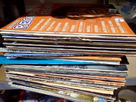 Approximately fifty easy listening and pop LPs. Not available for in-house P&P