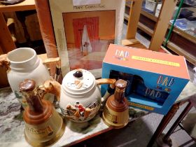 Mixed items including Bells whisky bells. Not available for in-house P&P