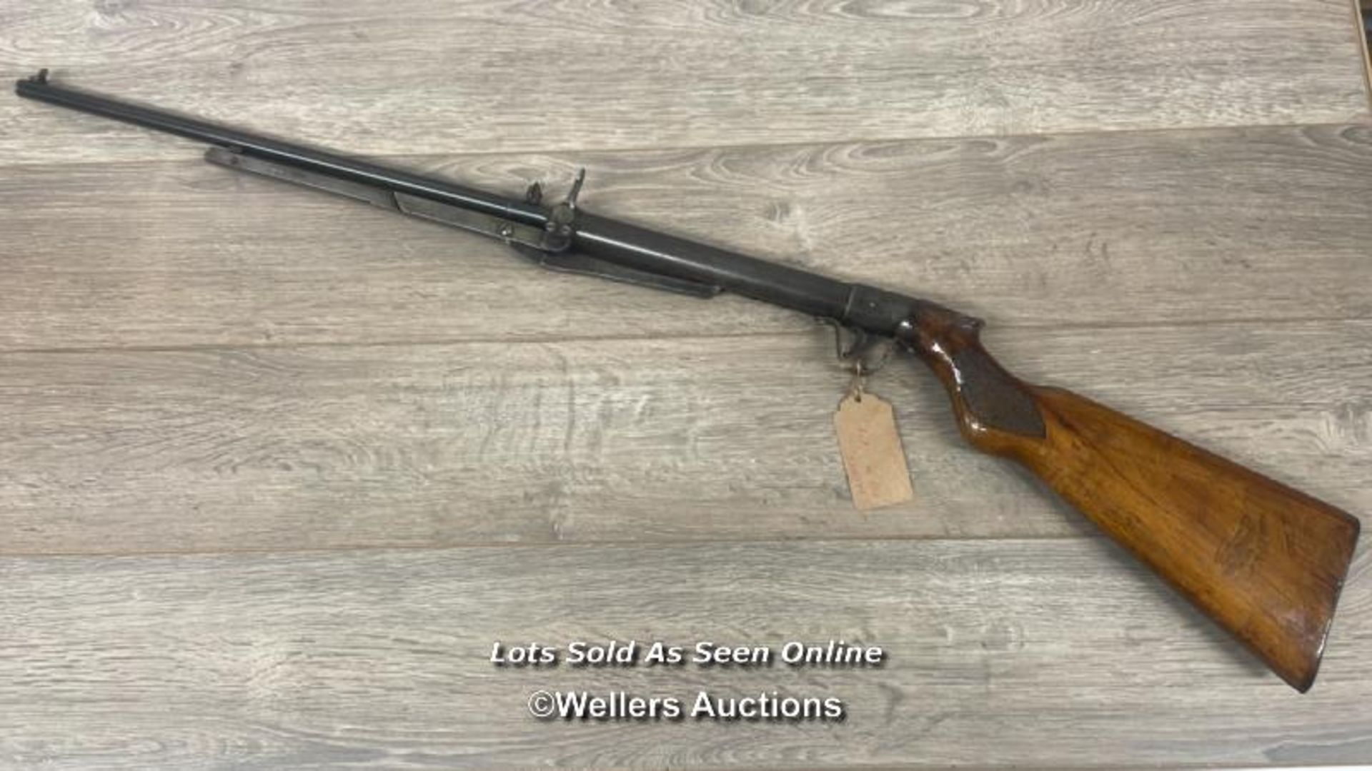 VINTAGE HAENEL MODEL IV .177 CALIBRE AIR RIFLE MADE IN GERMANY 109.5CM LONG