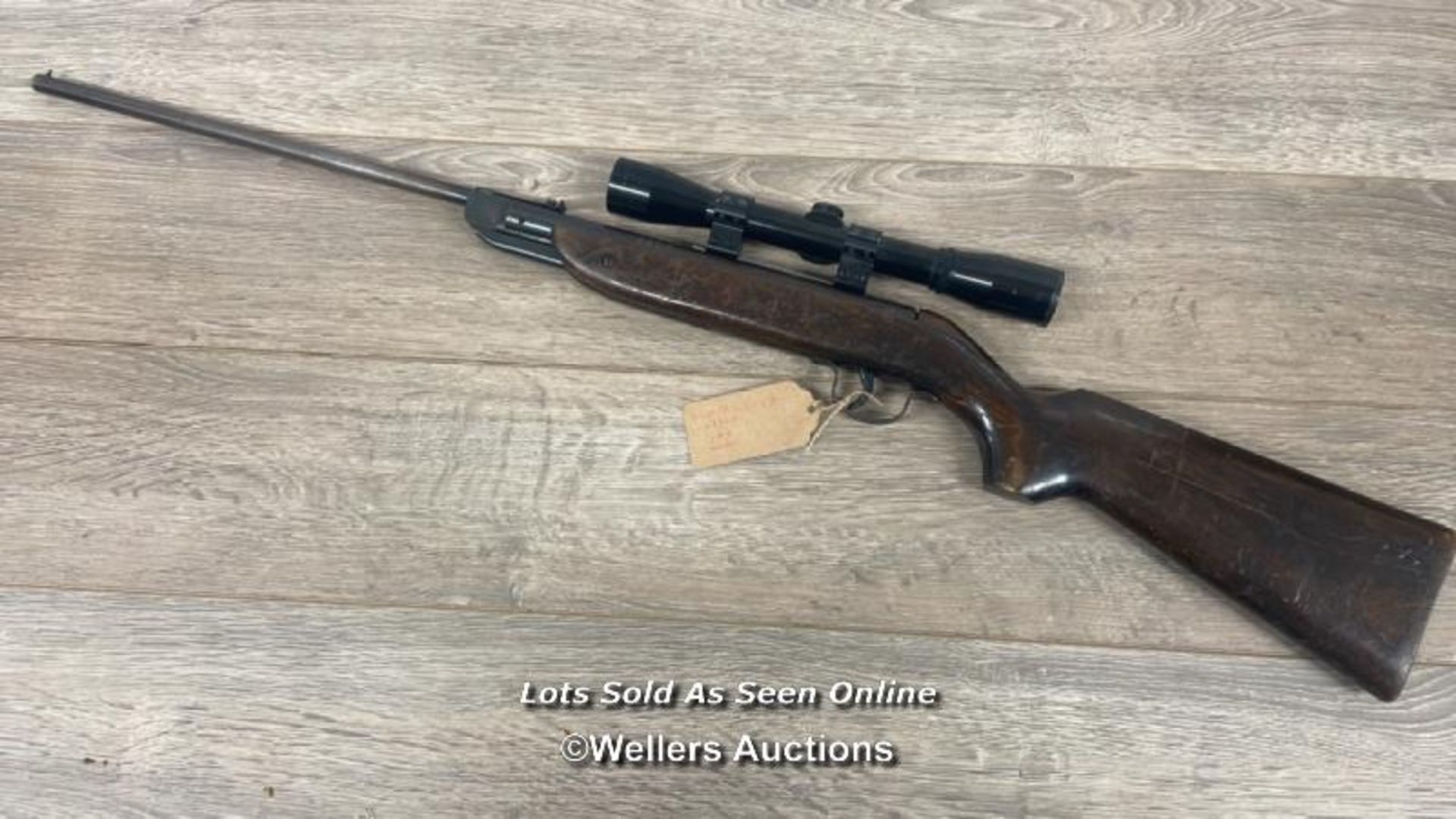 WEBLEY & SCOTT RANGER .177 CALIBRE AIR RIFLE WITH APOLLO 4X32 SIGHT, 98CM LONG