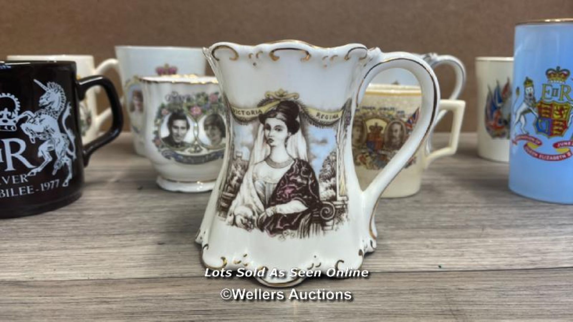 11 X COMMEMORATIVE MUGS, VICTORIAN ONWARDS - Image 2 of 8