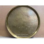 MOROCCAN BRASS TABLE TOP, 51CM DIAMETER