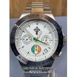 ERIN GO BRAGH GENTS WATCH LIMITED EDITION NO.1372 / 4999, GUINESS LOGO ON THE BRACELET
