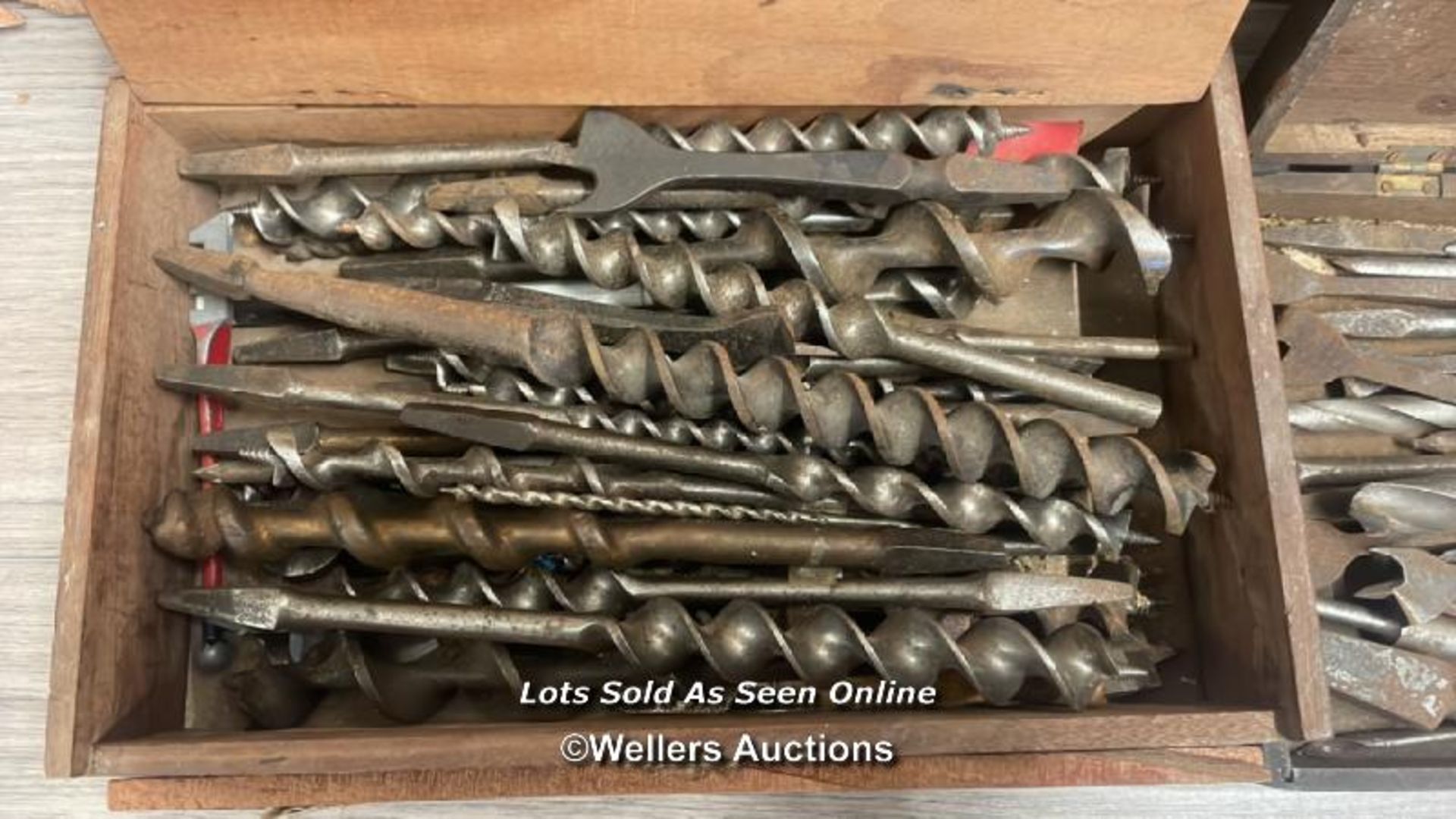 TWO BOXES OF OLD DRILL BITS - Image 2 of 4