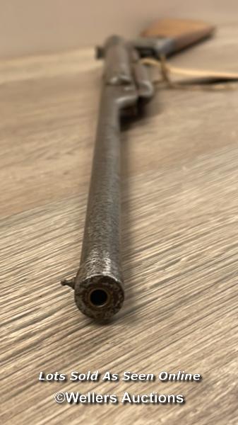 VINTAGE 22 CALIBRE AIR RIFLE MADE IN GERMANY UNKOWN MAKE. 88CM LONG - Image 6 of 8