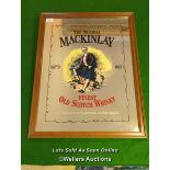 THE ORIGINAL MACKINLAY FINEST SCOTCH WHISKY' MIRRORD PICTURE / 50CM (W) X 66CM (H) [THIS LOT WILL