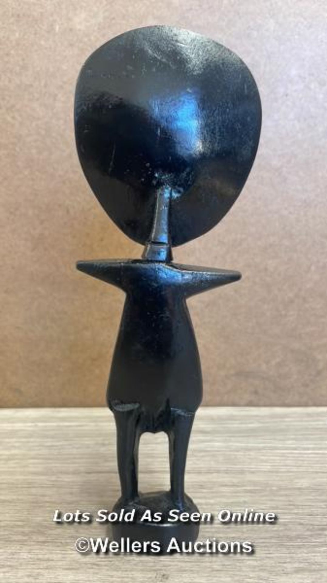 CARVED AFRICAN FERTILITY FIGURE 20CM HIGH - Image 2 of 3