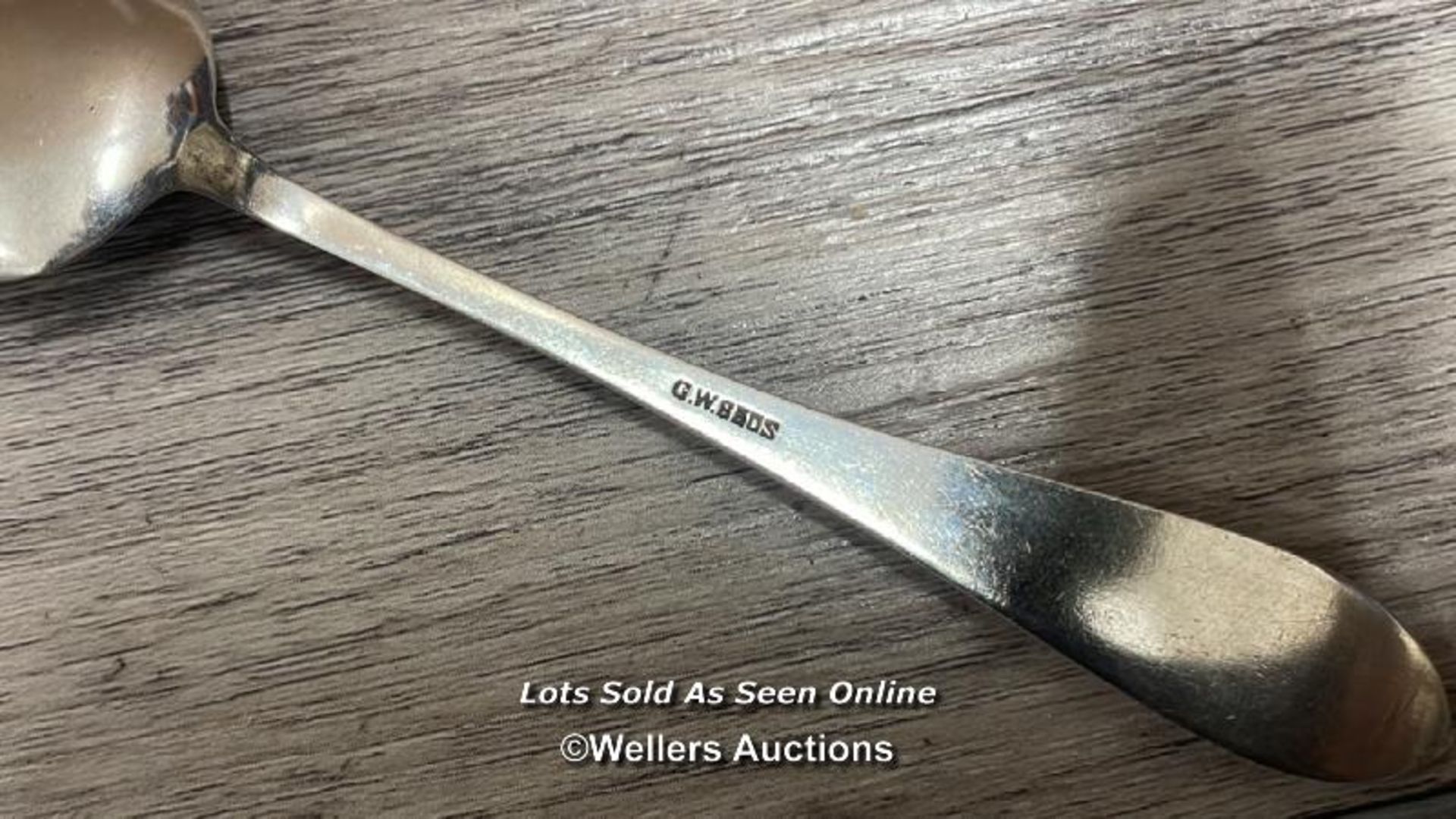 A CONTINENTAL SILVER PART DINNER SERVICE MAINLY BY WESSMANN INCLUDING A LARGE SERVING SPOON 37CM - Image 7 of 13