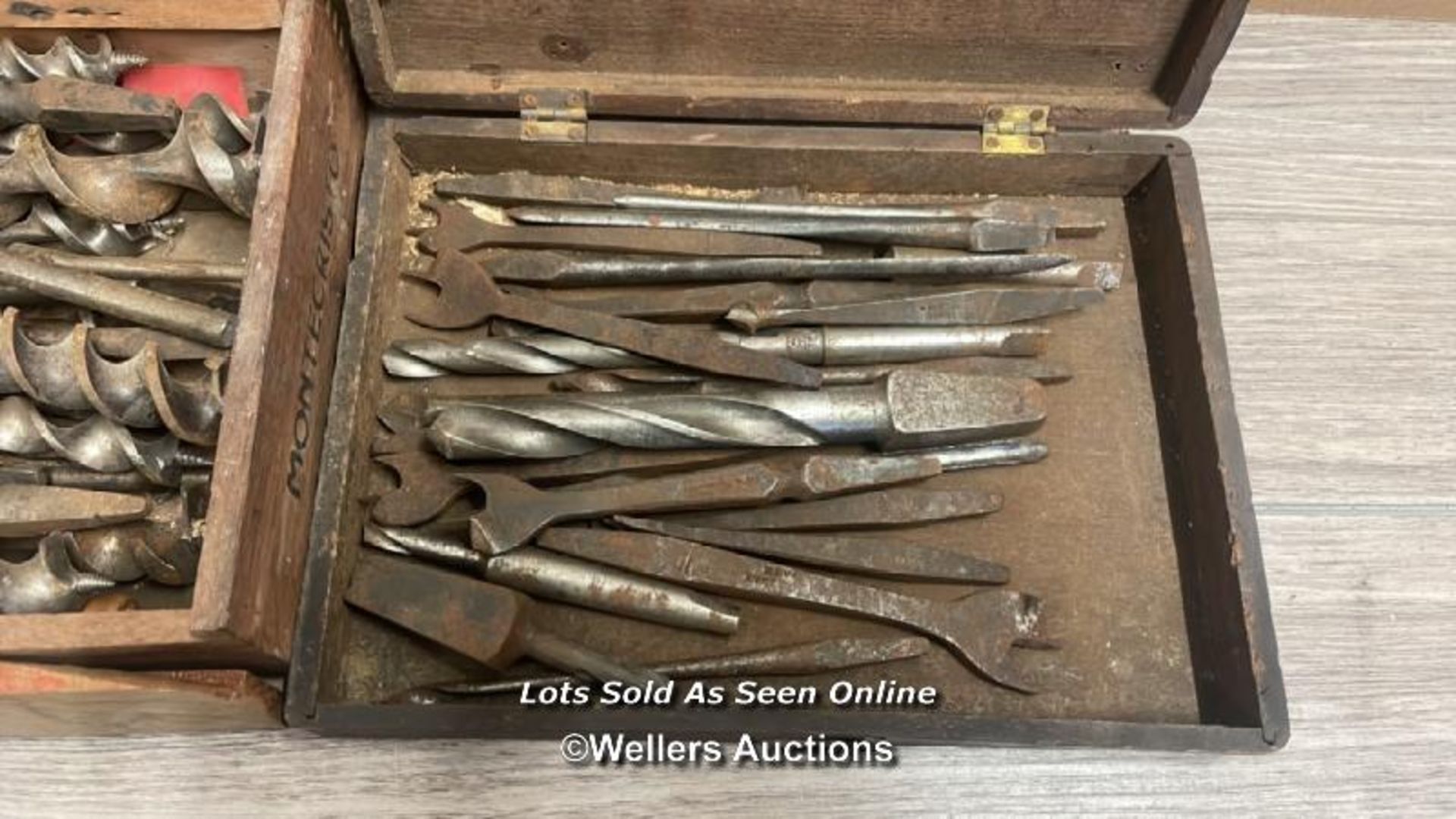 TWO BOXES OF OLD DRILL BITS - Image 4 of 4