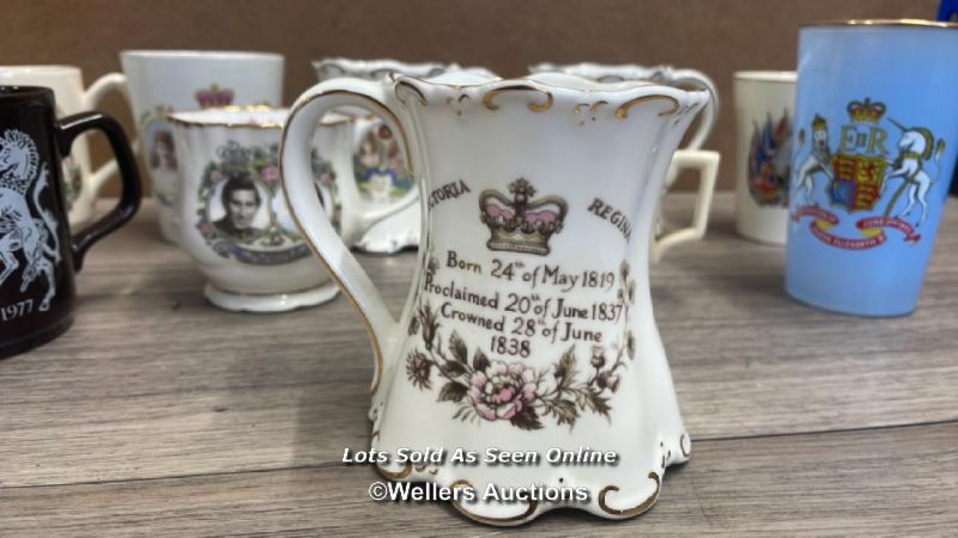 11 X COMMEMORATIVE MUGS, VICTORIAN ONWARDS - Image 3 of 8