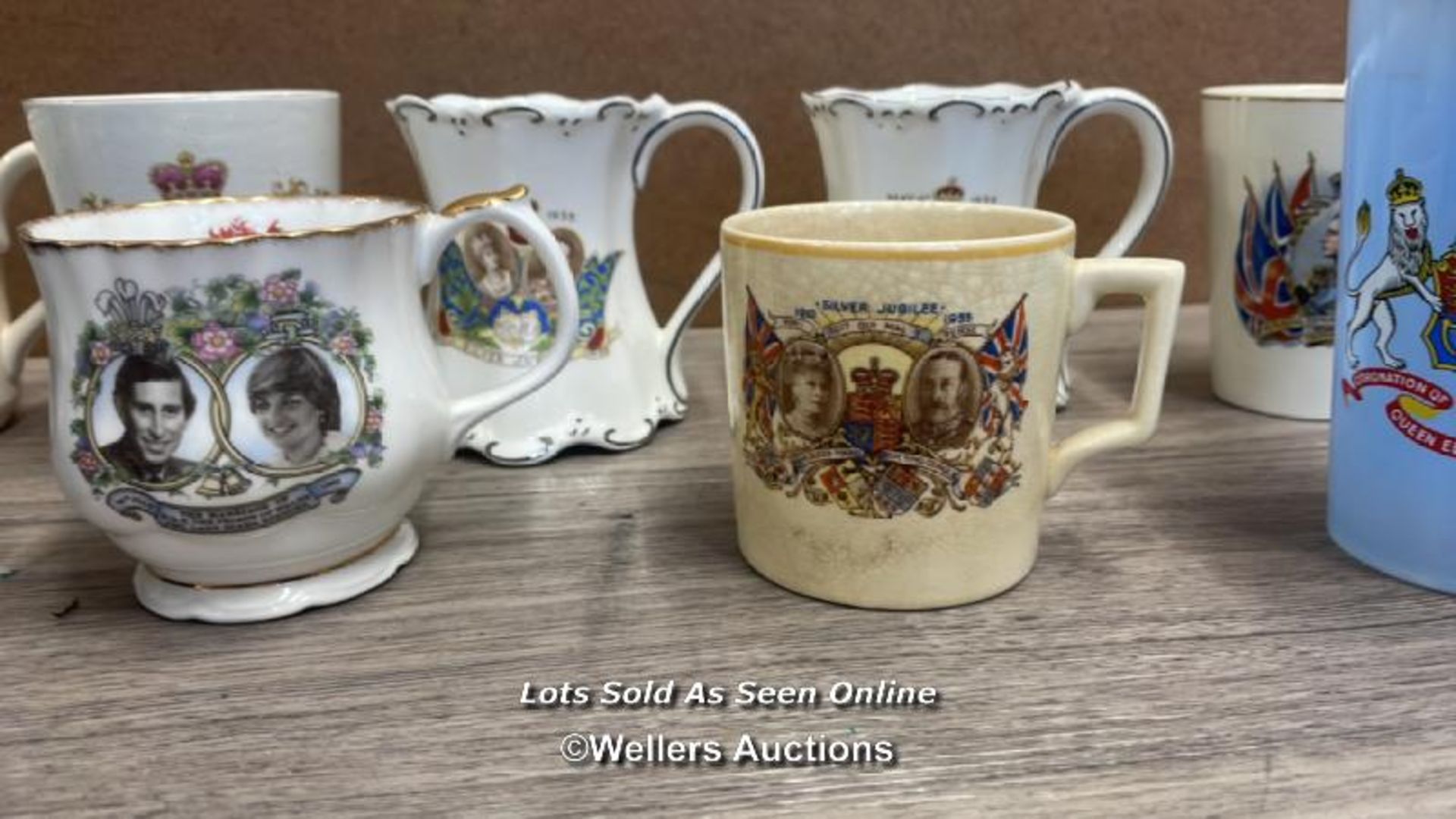 11 X COMMEMORATIVE MUGS, VICTORIAN ONWARDS - Image 4 of 8