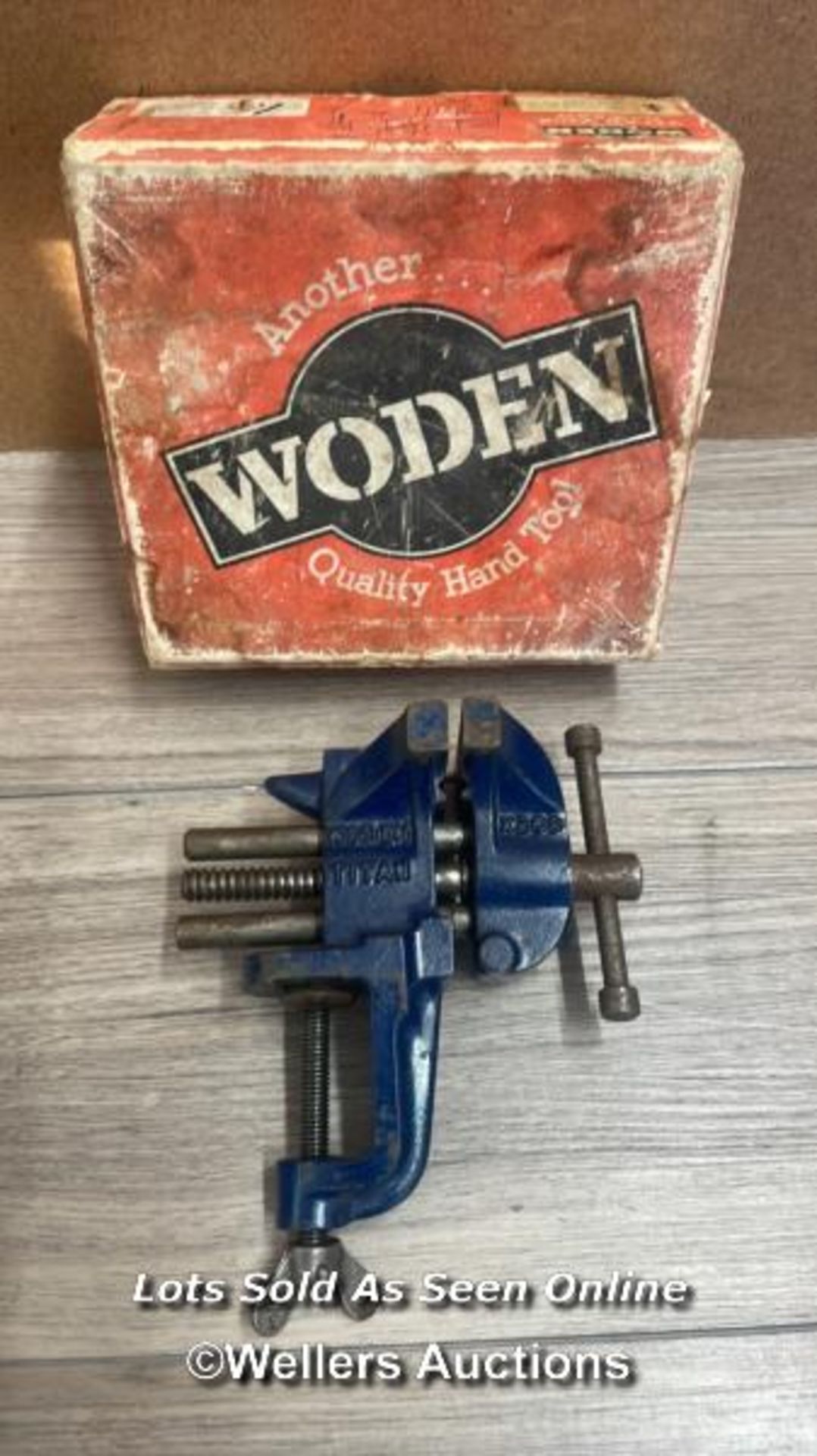 VINTAGE WODEN TITAN VICE NO. X260 IN ORIGINAL BOX