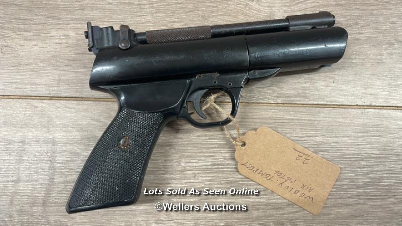 WEBLEY TEMPEST .22 AIR PISTOL - Image 2 of 5