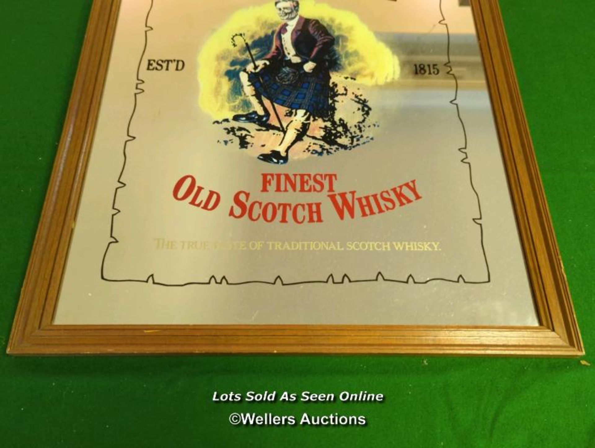 THE ORIGINAL MACKINLAY FINEST SCOTCH WHISKY' MIRRORD PICTURE / 50CM (W) X 66CM (H) [THIS LOT WILL - Image 3 of 4