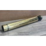 VINTAGE BRASS TELESCOPE, 52CM LONG