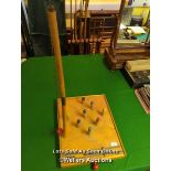 BAR SKITTLE SET / IN NEED OF RESTORATION [THIS LOT WILL NEED COLLECTING FROM THE ACADEMY BILLIARD