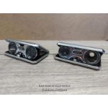 TWO VINTAGE RAND FOLDING OPERA GLASSES