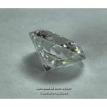 1.34CT G/SI2 IGI CERTIFIED ROUND BRILLIANT CUT DIAMOND - LAB GROWN.