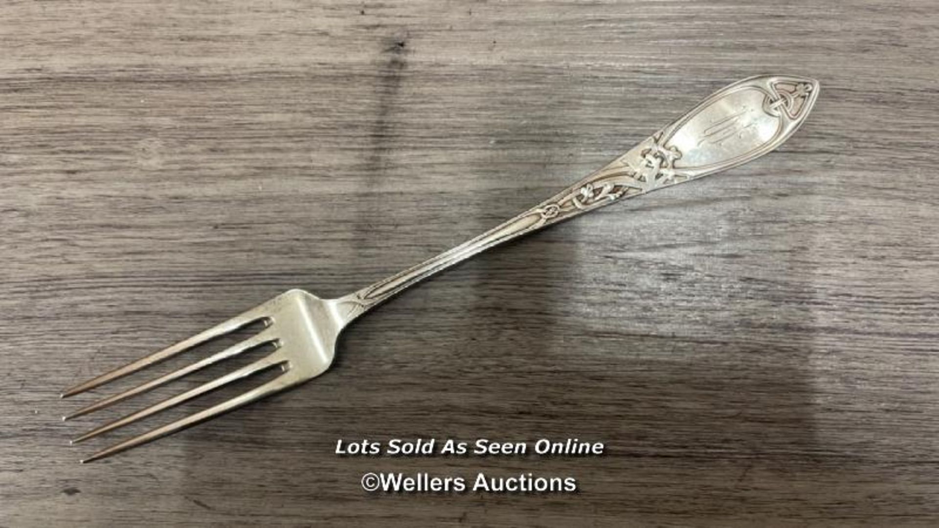 A CONTINENTAL SILVER PART DINNER SERVICE MAINLY BY WESSMANN INCLUDING A LARGE SERVING SPOON 37CM - Image 10 of 13