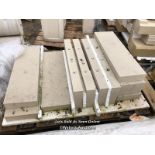 *11X PIECES OF RECTANGULAR STONE, 74.5CM (L) X 22.5CM (W) X 7CM (T) / ITEM LOCATION: TN3, FULL