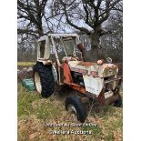 *DAVID BROWN 1212 TRACTOR WITH MAJOR SL605 HYDRAULIC GRASS TOPPER, IN NEED OF FULL RESTORATION,