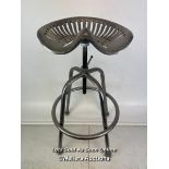 *TRACTOR SEAT STOOL - 81CM H / ITEM LOCATION: GUILDFORD, GU14SJ (WELLERS AUCTIONS), COLLECTION FOR