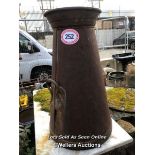 *VICTORIAN MILK CHURN, ONE BROKEN HANDLE, 84CM (H) / ITEM LOCATION: GU34, FULL ADDRESS WILL BE GIVEN