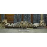 *TERRACOTTA SCROLLED FRIEZE^ 60CM (H) X 340CM (W) / ITEM LOCATION: NORWICH (NR9)^ FULL ADDRESS WILL