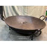 *HUGE KADAI WITH STAND - 100CM DIA X 30CM H / ITEM LOCATION: GUILDFORD, GU14SJ (WELLERS AUCTIONS),