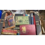 BOX OF ASSORTED OLD BOOKS INCLUDING CHILDREN'S BOOKS AND LORNA DOONE