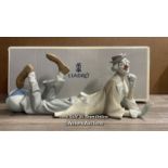 LLADRO "PAYASO ACOSTADO CLOWN" NO. 04618, BOXED