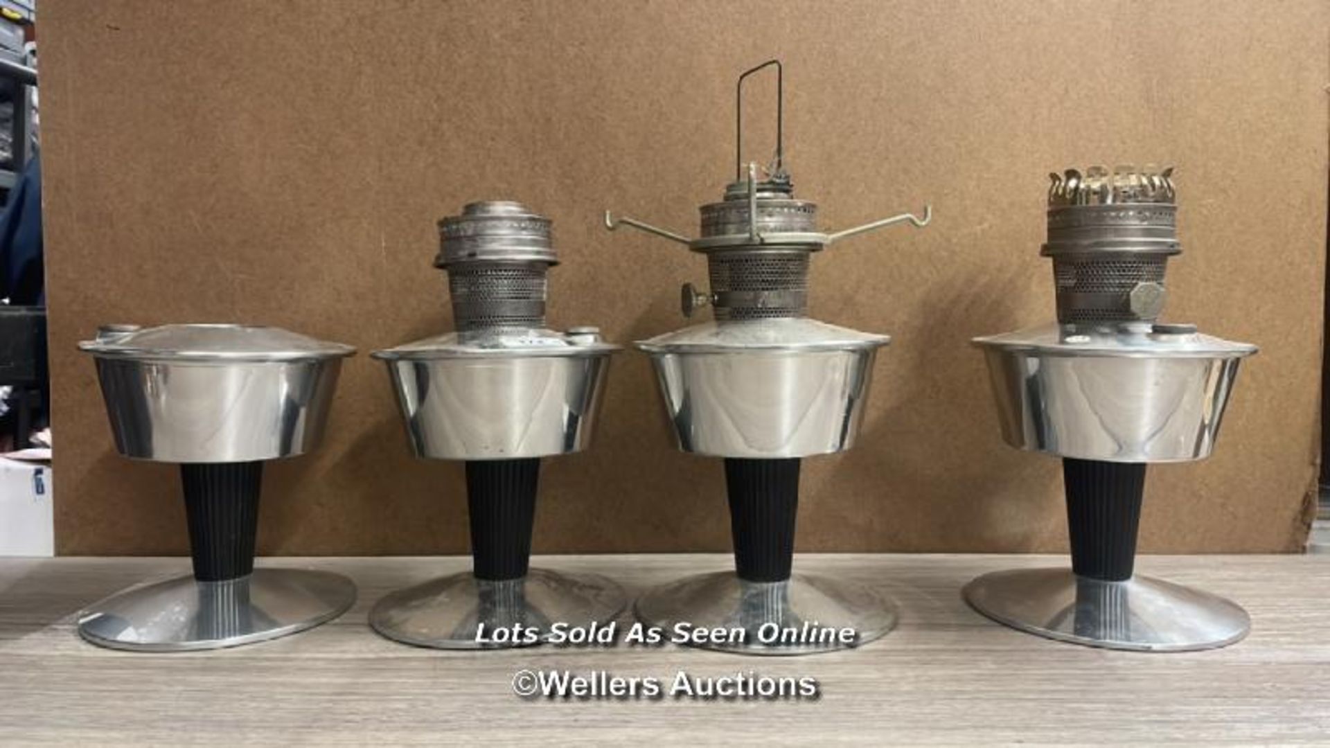 *SET OF FOUR ALADDIN LAMPS, INCOMPLETE